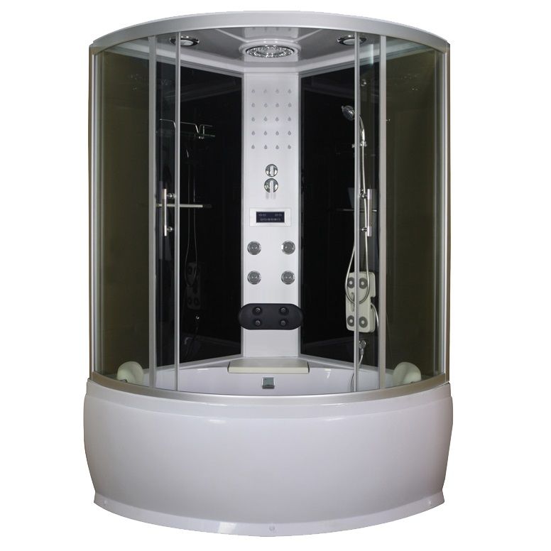 120x120 or 130x130 Multifunctional hydromassage shower cabin and tub, quick installation -  CB016