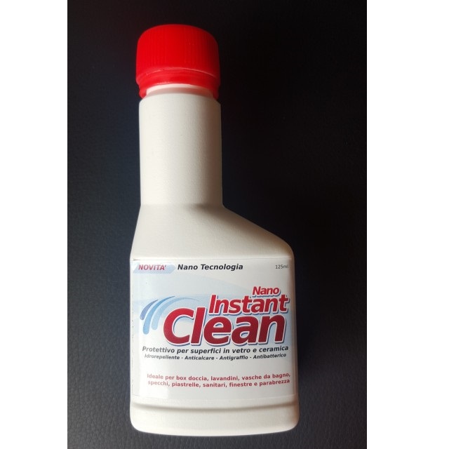 New NANO INSTANT CLEAN semi-permanent anti-limescale treatment for crystals, sanitary ware, tubs, tiles
