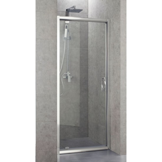 Swing door for niche shower enclosure,transparent or opaque glass - PR007
