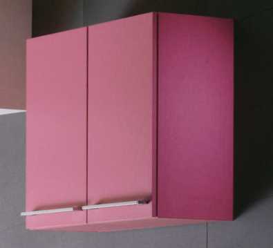 Z Double wall cabinet for CLO and LINE bathroom vanities, available in two sizes and in 33 colours, BM006