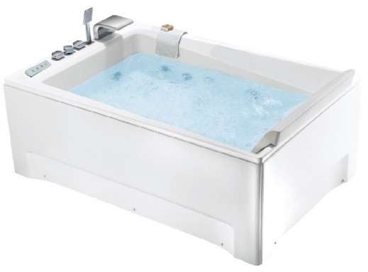 Jacuzzi 180x120 angular or freestanding or built-in whirlpool and airpool pump VS094