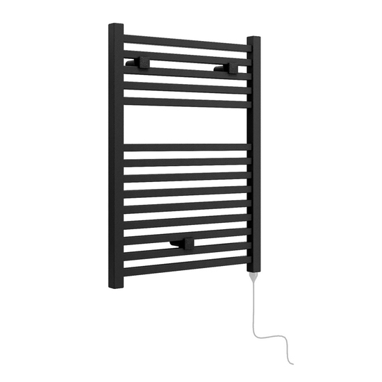 Linear tubular electric radiator in steel anthracite colour available in several sizes