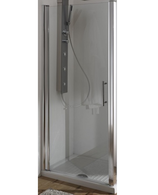 Swing door for shower, 6mm crystal, 70 80 90 cm, various versions - PR026